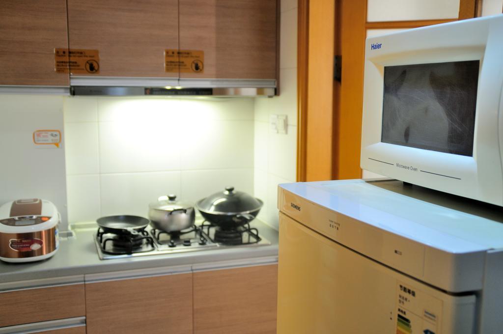 คิงแลนด์ เซอร์วิซ อพาร์ตเมนต์ Aparthotel เซี่ยงไฮ้ ภายนอก รูปภาพ