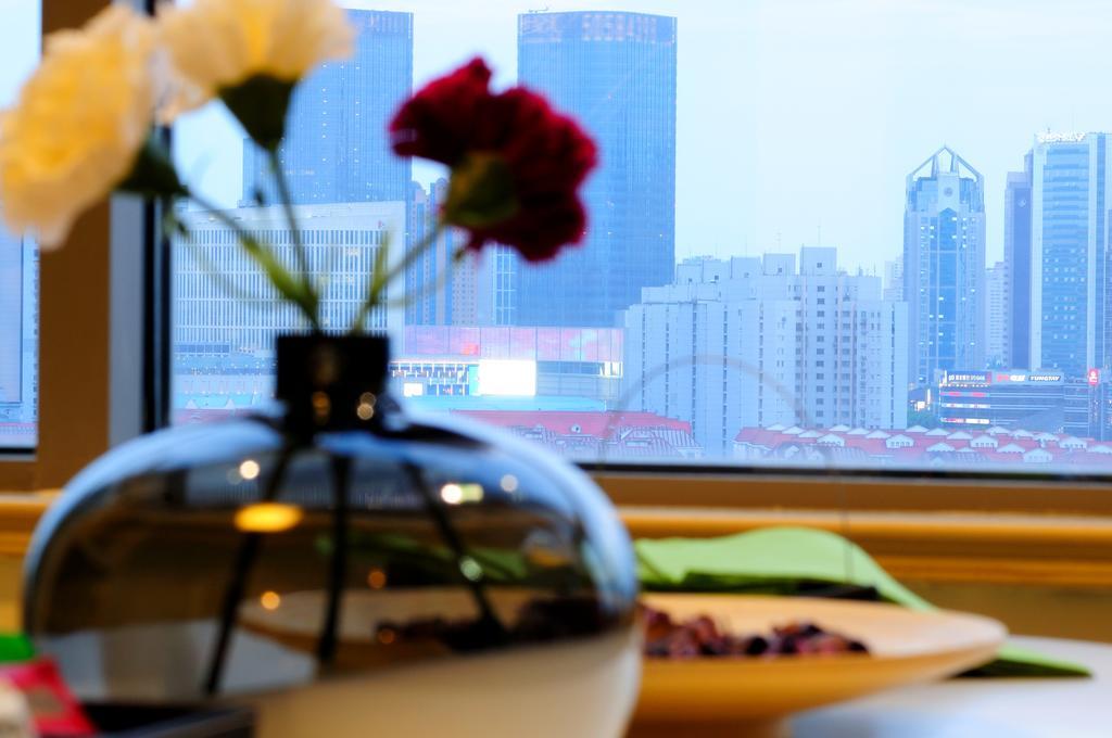 คิงแลนด์ เซอร์วิซ อพาร์ตเมนต์ Aparthotel เซี่ยงไฮ้ ภายนอก รูปภาพ