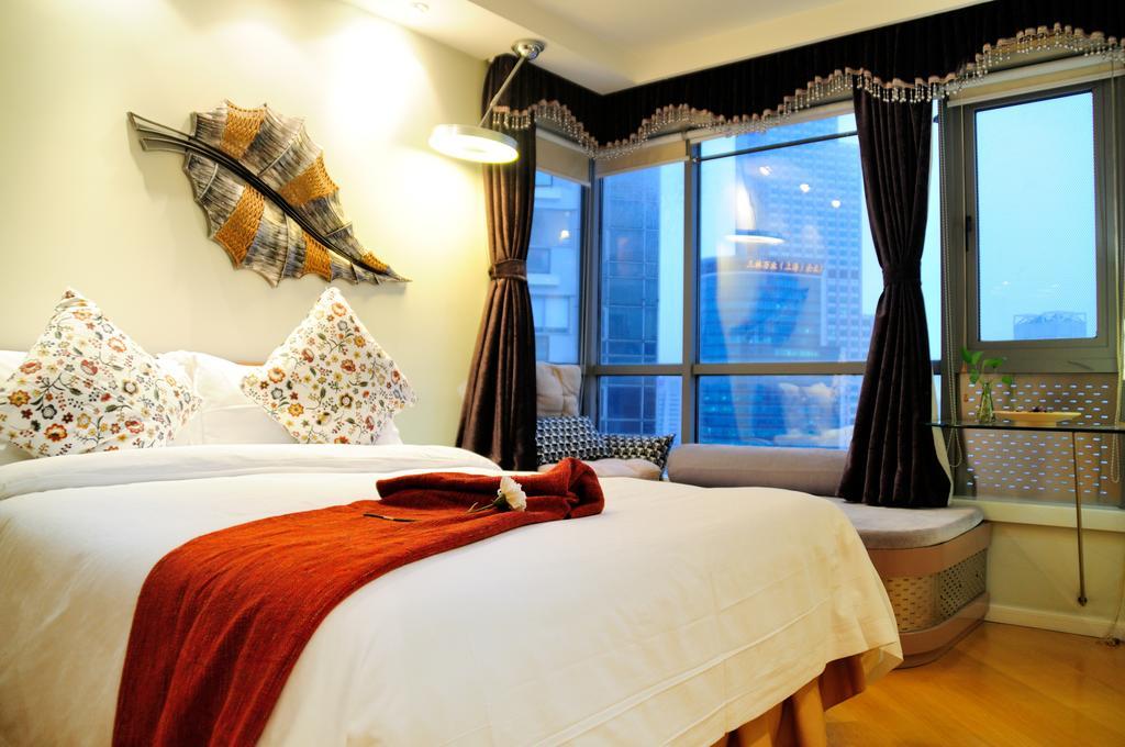 คิงแลนด์ เซอร์วิซ อพาร์ตเมนต์ Aparthotel เซี่ยงไฮ้ ภายนอก รูปภาพ