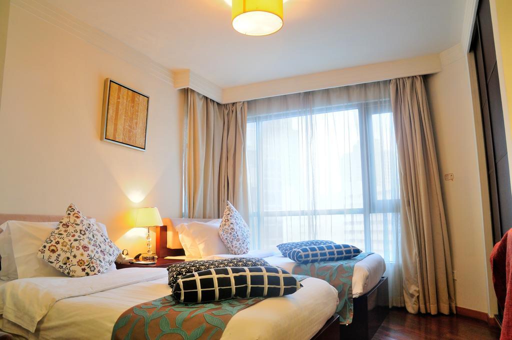 คิงแลนด์ เซอร์วิซ อพาร์ตเมนต์ Aparthotel เซี่ยงไฮ้ ภายนอก รูปภาพ
