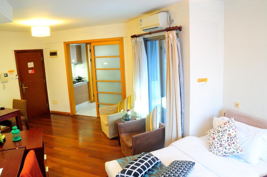 คิงแลนด์ เซอร์วิซ อพาร์ตเมนต์ Aparthotel เซี่ยงไฮ้ ภายนอก รูปภาพ