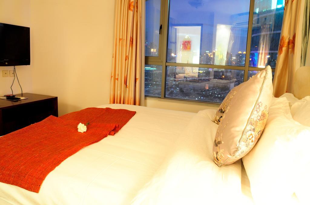 คิงแลนด์ เซอร์วิซ อพาร์ตเมนต์ Aparthotel เซี่ยงไฮ้ ภายนอก รูปภาพ