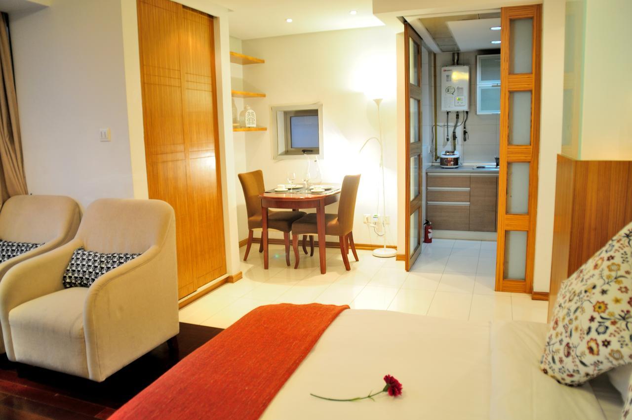 คิงแลนด์ เซอร์วิซ อพาร์ตเมนต์ Aparthotel เซี่ยงไฮ้ ภายนอก รูปภาพ
