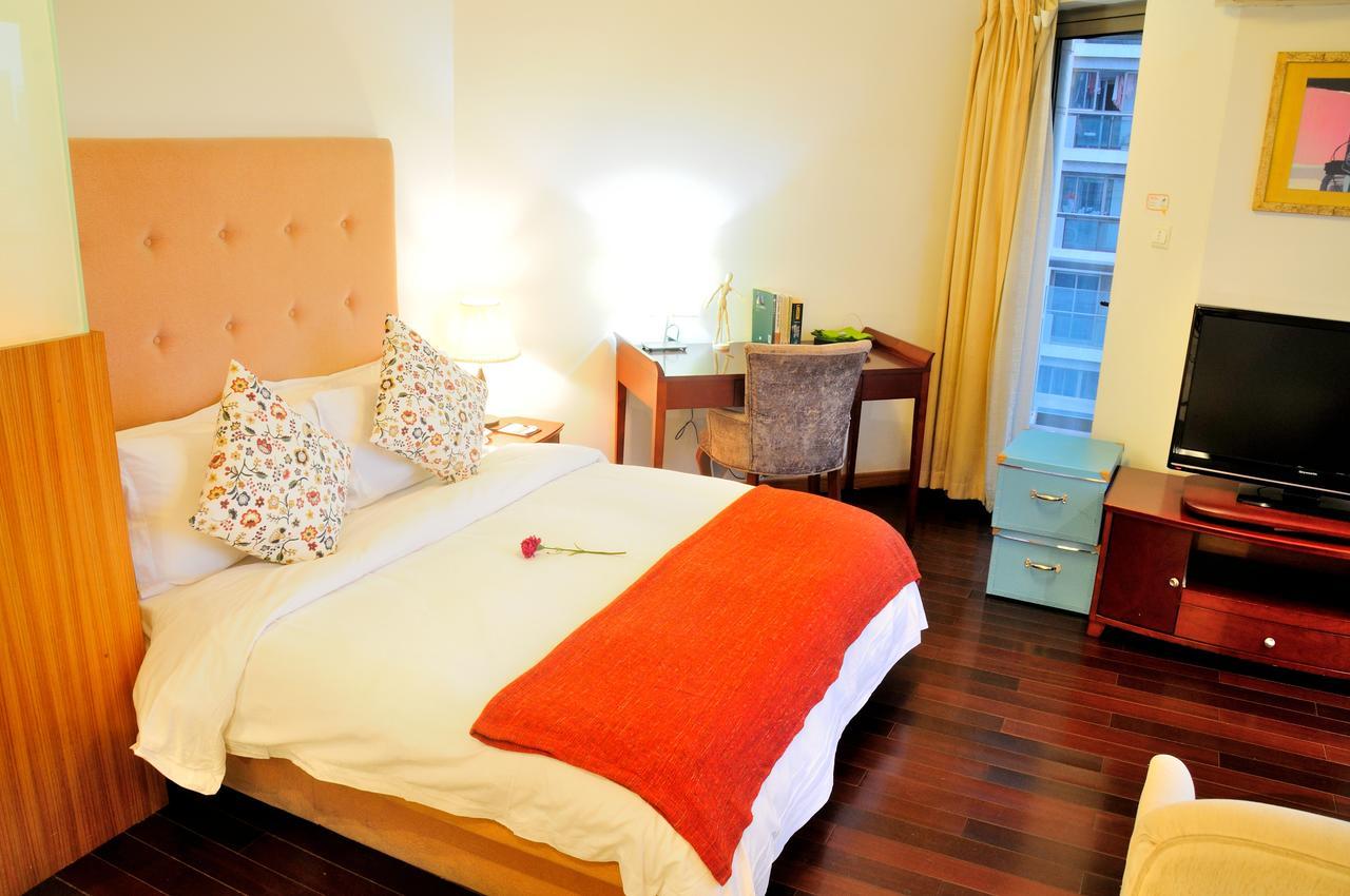 คิงแลนด์ เซอร์วิซ อพาร์ตเมนต์ Aparthotel เซี่ยงไฮ้ ภายนอก รูปภาพ